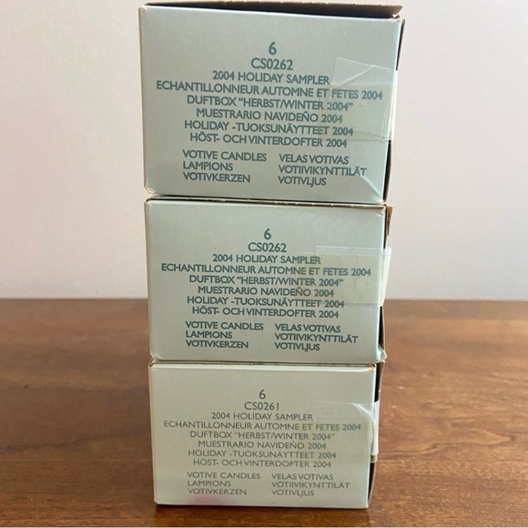 PartyLite 17 Votives of the 2004 Holiday Sampler Candles - Picture 5 of 5